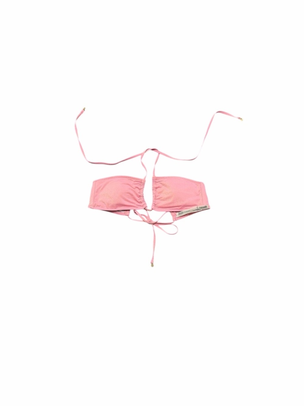Victoria’s Secret pink sparkle bandeau bikini top